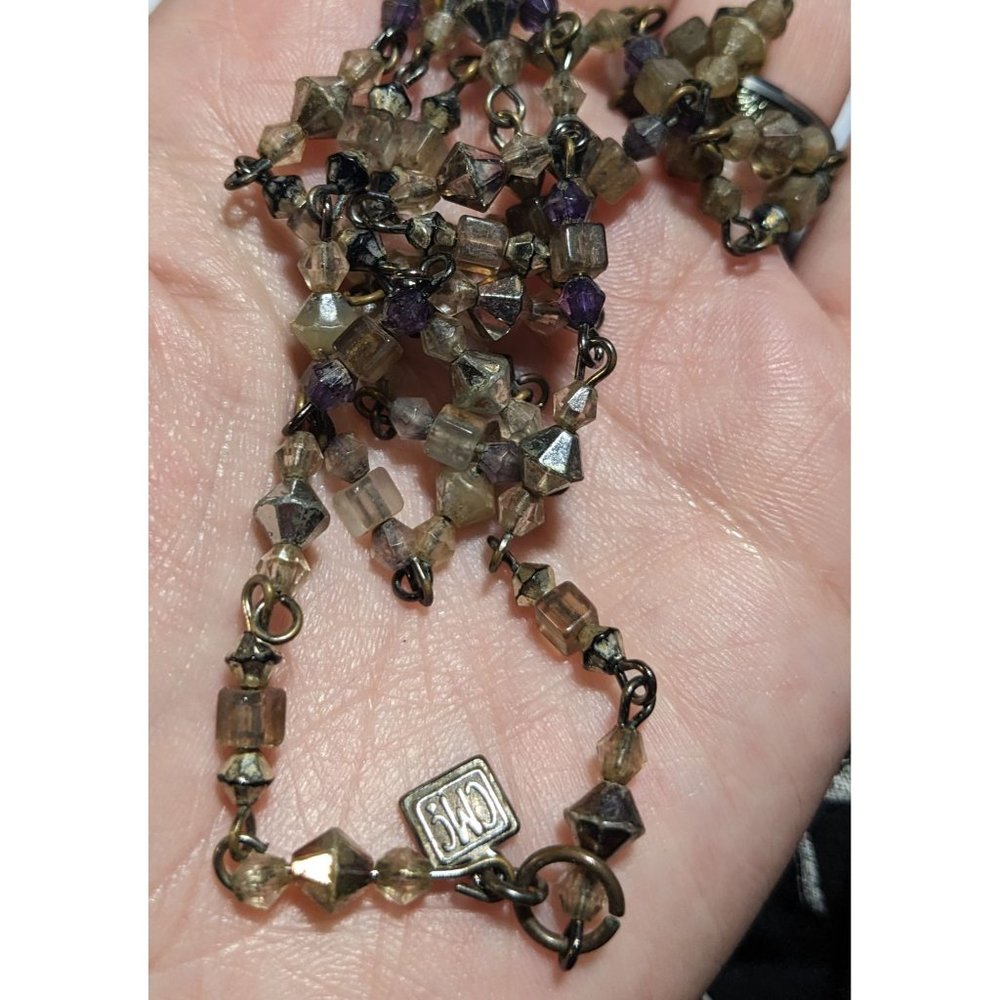 CMC Vintage Simple Glass Neckalce